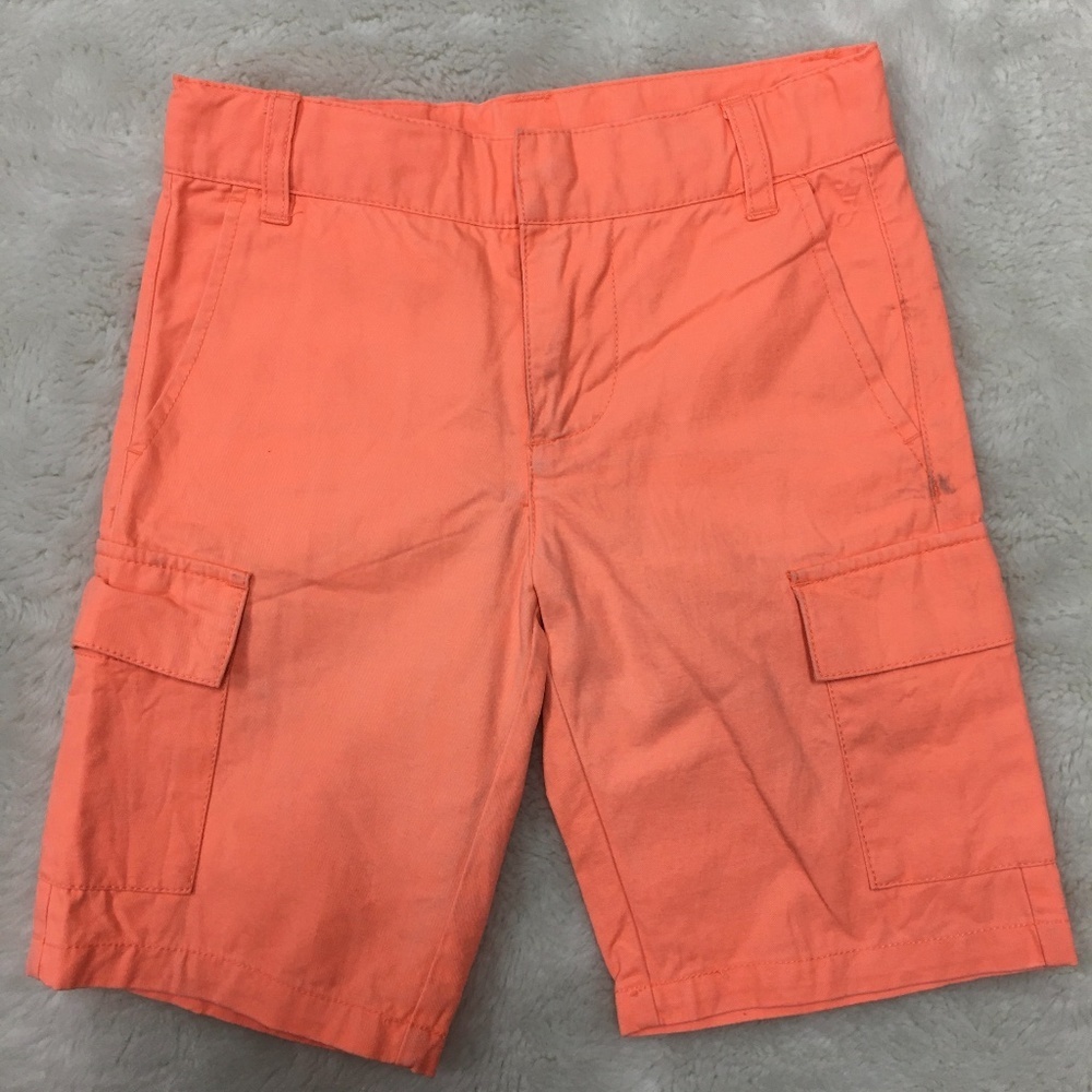 Jacadi Neon Orange Little Boy Shorts Size 5 Y
